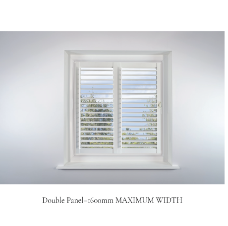 1600mm MAXIMUM WIDTH Double Panel–